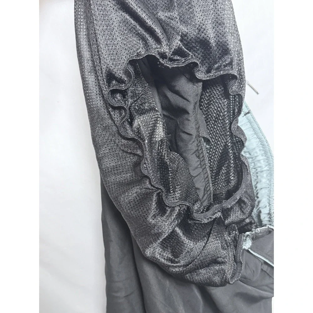 Nike XXL Black Gray Swim Trunks Board Shorts Drawstring‎ Pockets Lined